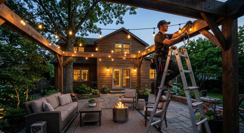 Wooden Pergola Building Service