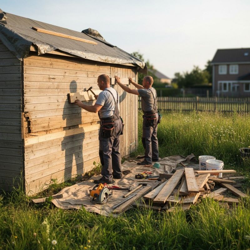 Shed Damage Repair in Wilmington, NC
