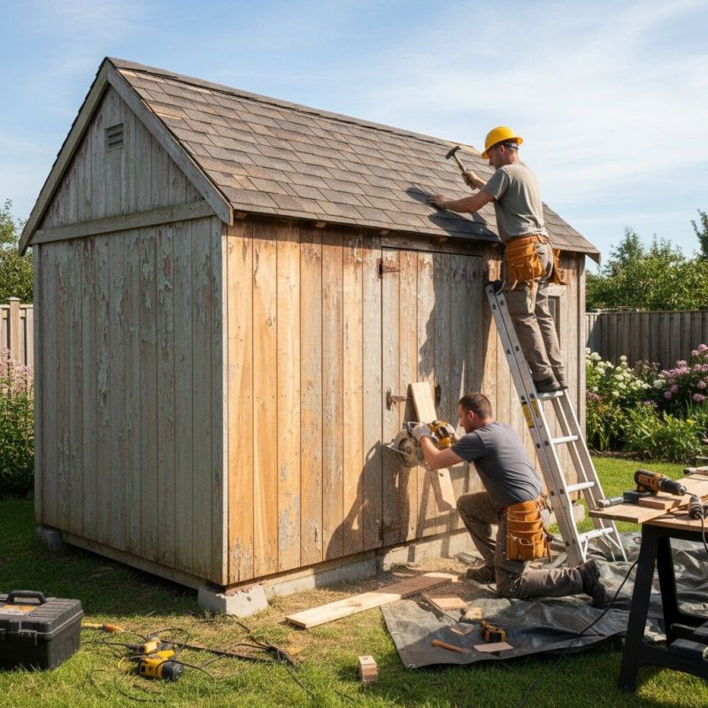 Shed Roof Repair in Conroe, TX