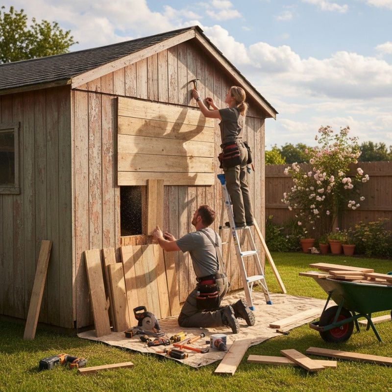 Wooden Carport Repair in Alpharetta, GA