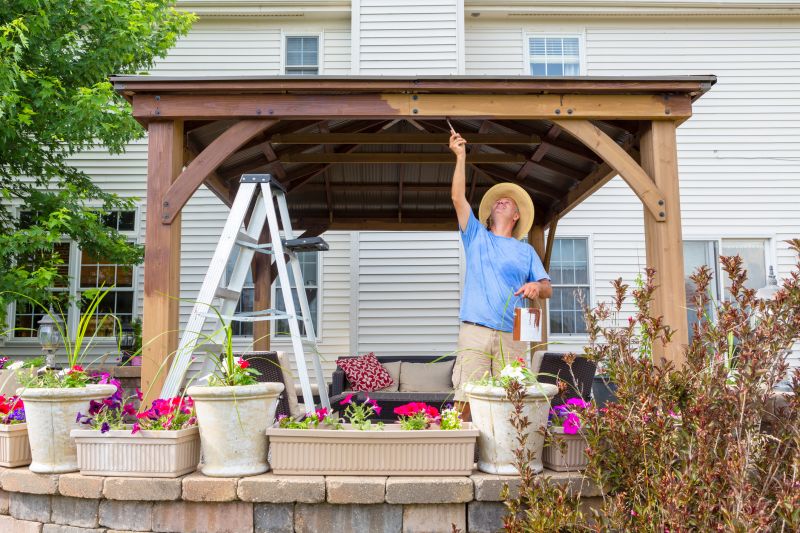 Local Wooden Pergola Building pros at work