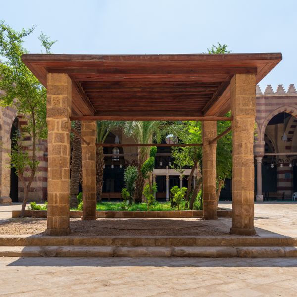 Courtyard Pergola Installation