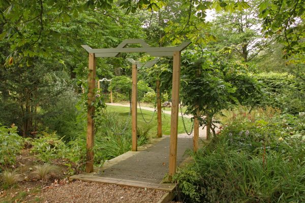 Wooden Archway Building