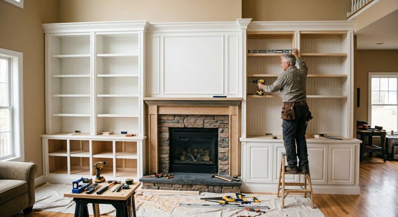 Bookcase Installation in Greensboro, NC