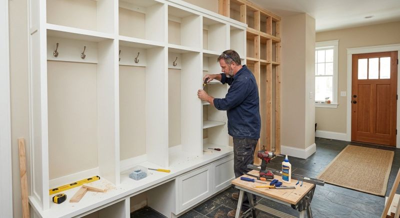 Built In Storage Installation in Woodbridge, VA