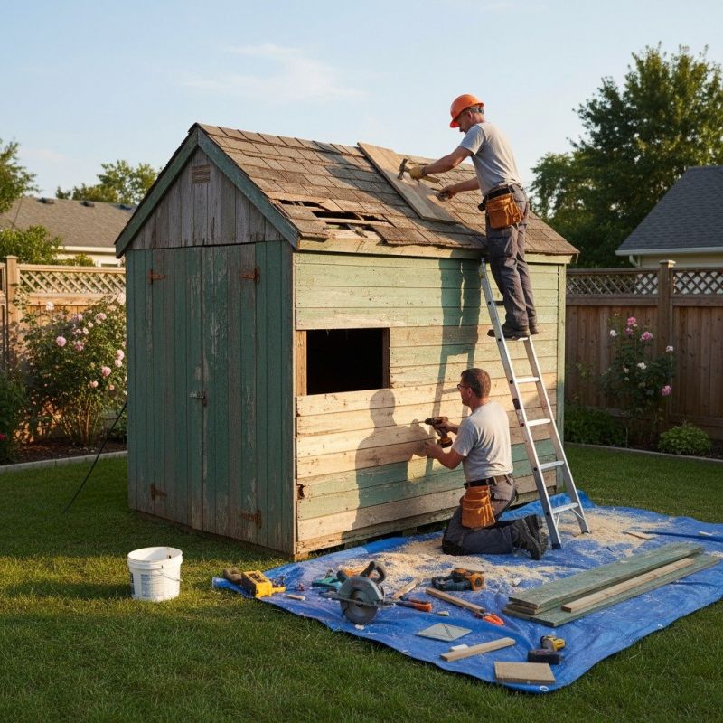 Shed Repair in Conroe, TX