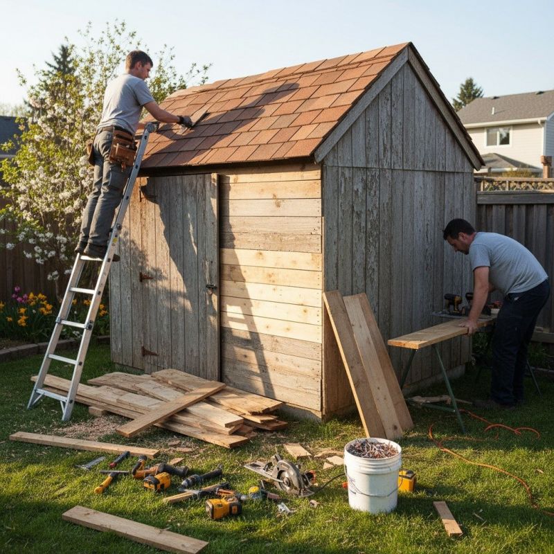 Shed Roof Repair in Conroe, TX