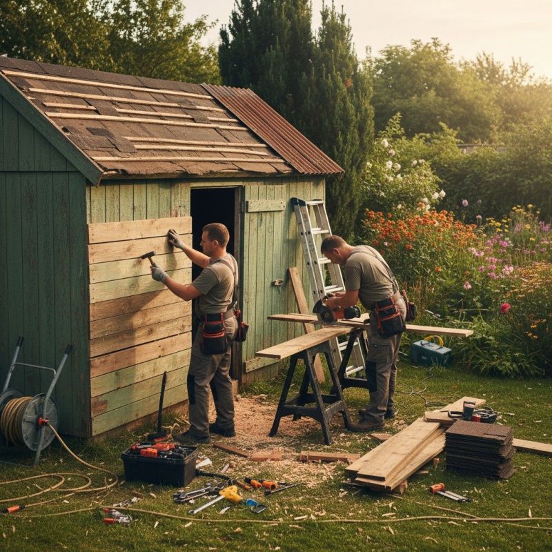 Storage Shed Repair in Conroe, TX
