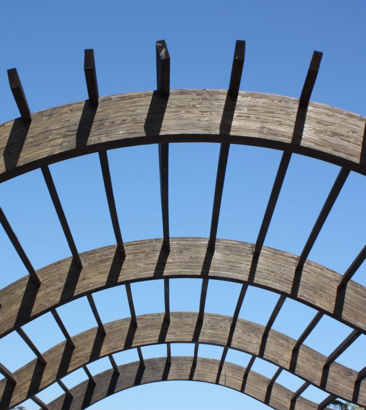 Wooden Pergola Building