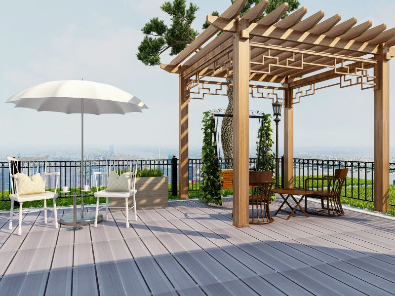 Wooden Pergola Building