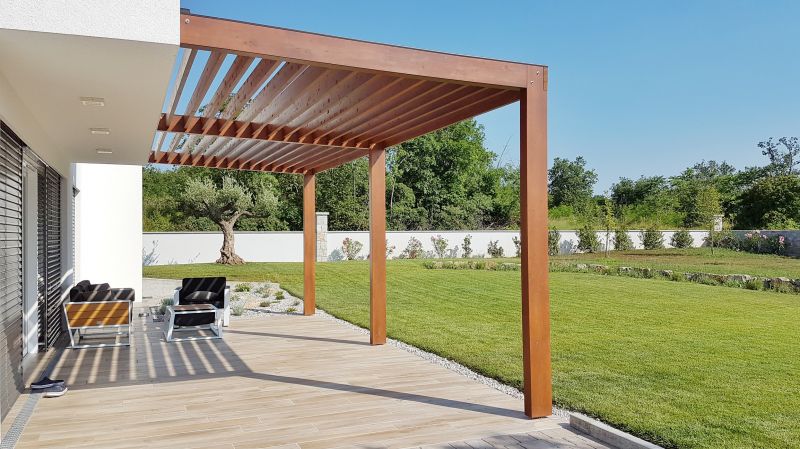 Wooden Pergola Building