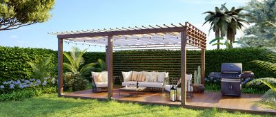 Wooden Pergola Building