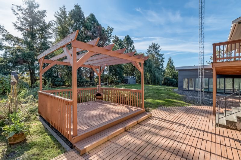Wooden Pergola Building