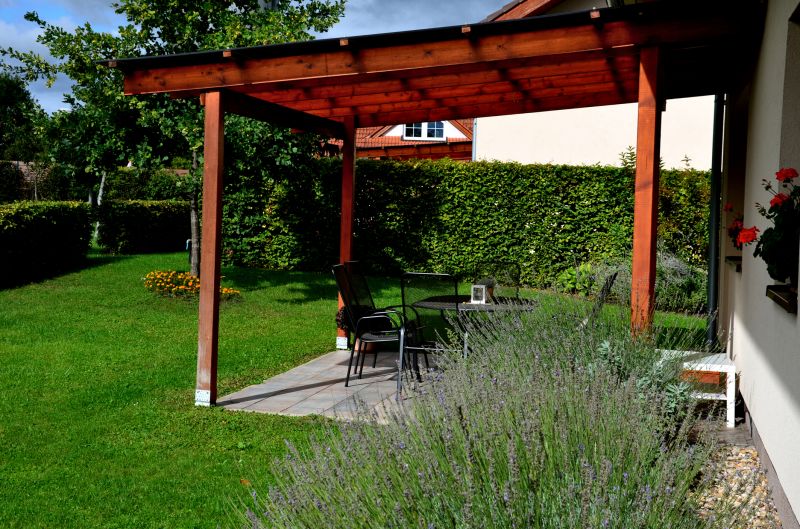 Wooden Pergola Building