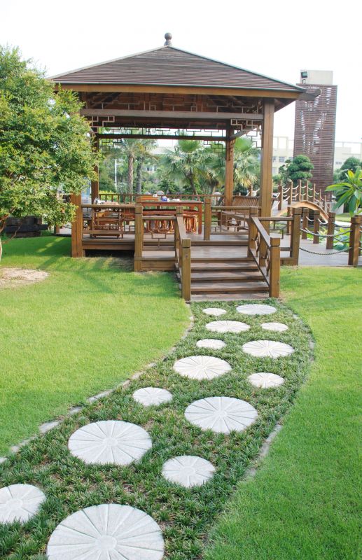 Wooden Pergola Building