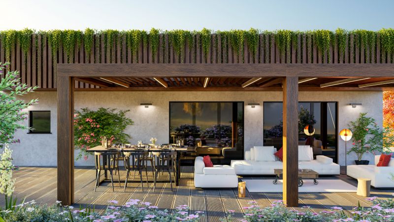 Modern Wooden Pergola