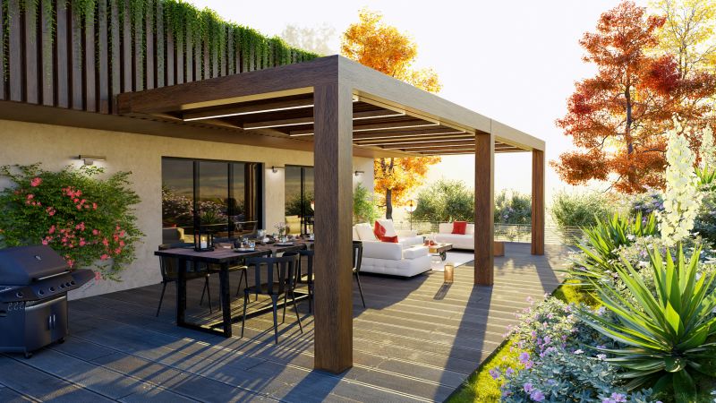 Outdoor Pergola Space